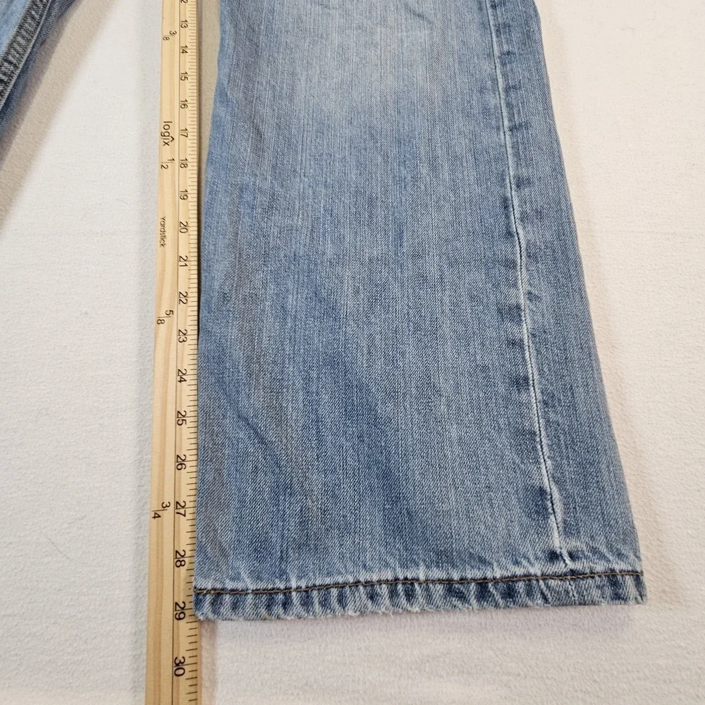 Levis Jeans Mens 36x30 Blue 569 Loose Straight Baggy Denim Pants Western Y2K
